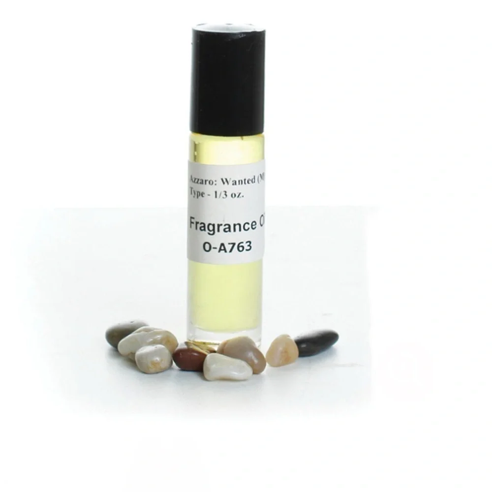 Wanted (M) Fragrance Oil 1/3 oz Glass Bottle Azzaro Type